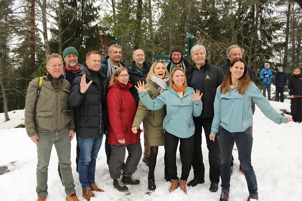 Venstre-politikeren Marit Vea er stolt over sitt partis rolle i nasjonalpark-saken. Det var partifellen Ola Elvestuen som startet den formelle verneprosessen, og det ble kunngjort ved Vangen skistue i november 2019. Foto: Karin Hanstensen, Østlandets Blad.