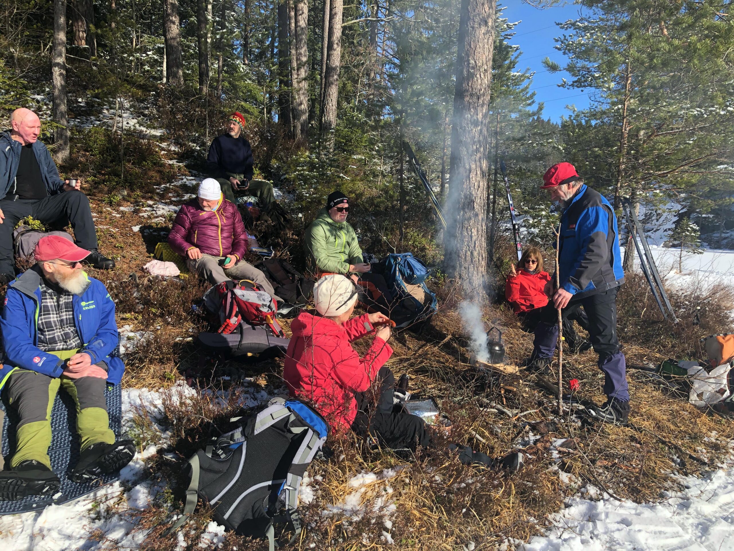 Bålrasten ved Skjelbreia